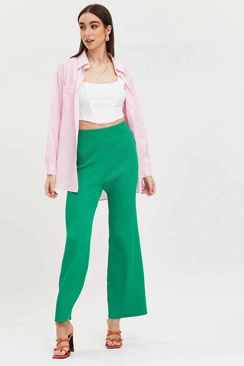 Stripe Oversized Shirts Long Sleeve Collared sold by Ally Fashion product image thumbnail 2