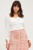 White Crop Top Long Sleeve sold by Ally Fashion
