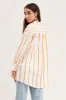 Stripe Long Sleeve Button Up Shirt sold by Ally Fashion