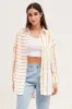 Stripe Long Sleeve Button Up Shirt sold by Ally Fashion