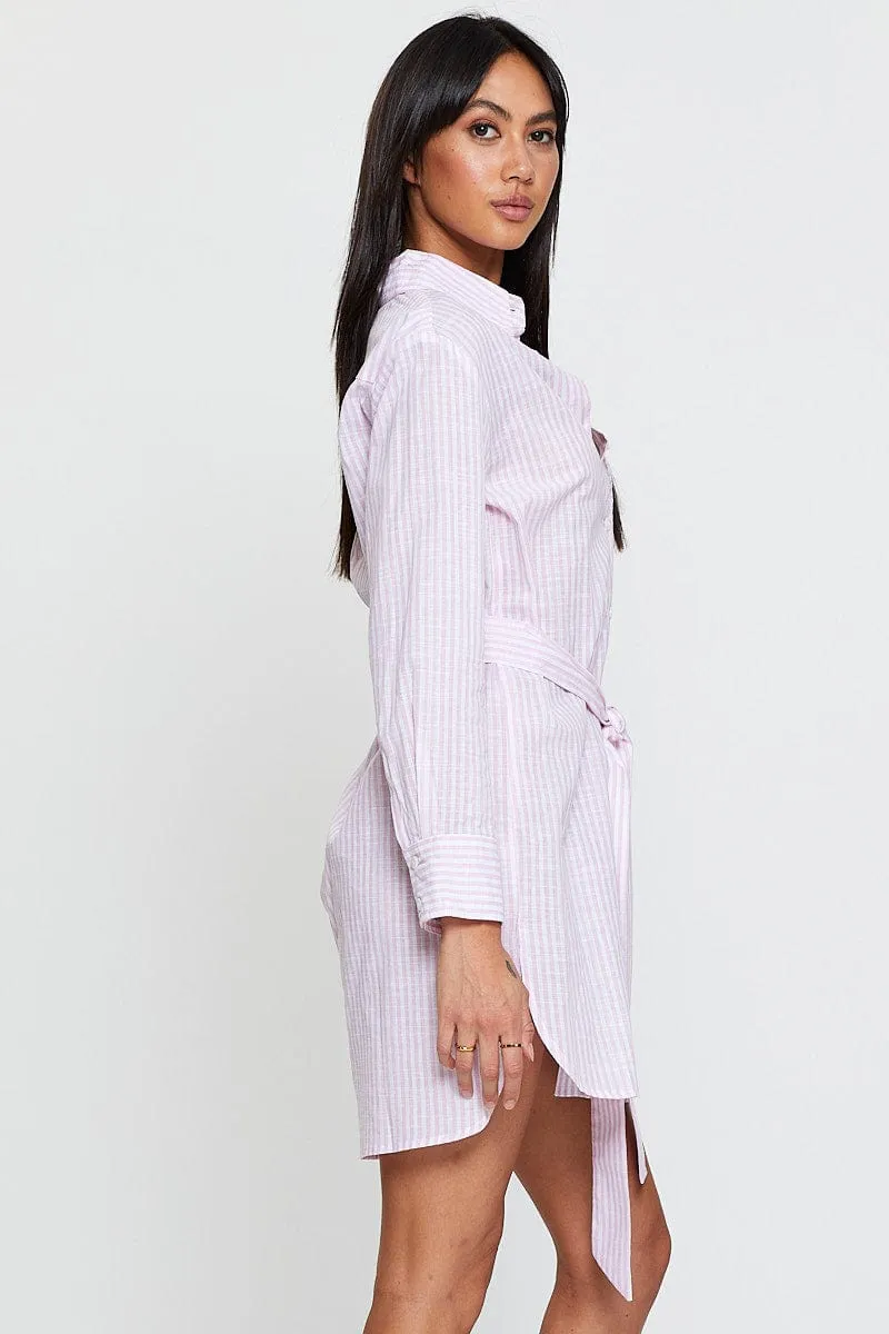 Stripe Oversized Shirts Long Sleeve sold by Ally Fashion product image thumbnail 4