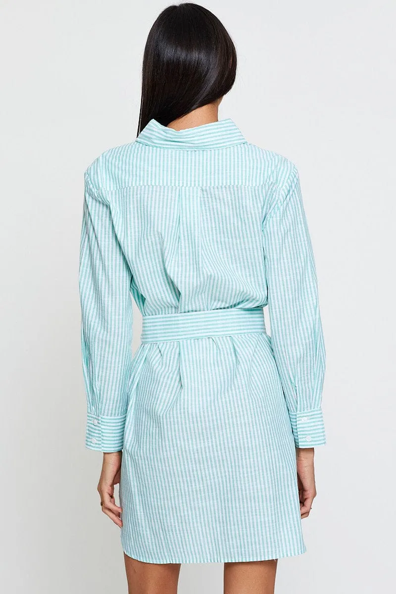 Stripe Oversized Shirts Long Sleeve sold by Ally Fashion product image thumbnail 5