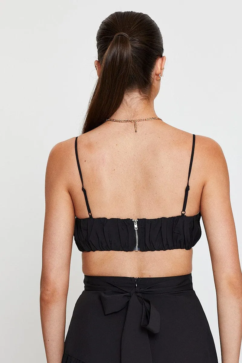 Black Bralette Top Sleeveless sold by Ally Fashion product image thumbnail 5