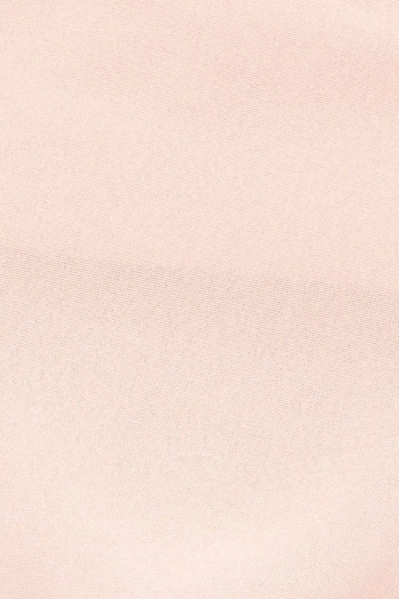 Pink Tie Front Bandeau Top sold by Ally Fashion product image thumbnail 5