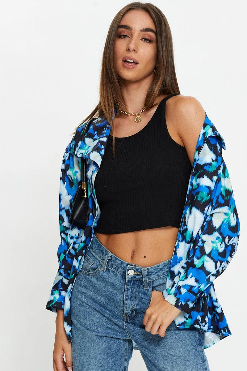 Print Shacket sold by Ally Fashion product image thumbnail 2