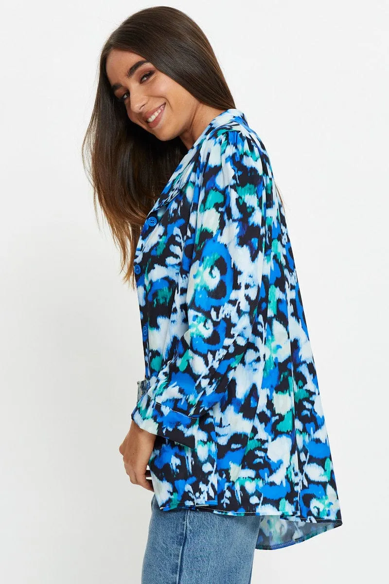 Print Shacket sold by Ally Fashion product image thumbnail 4