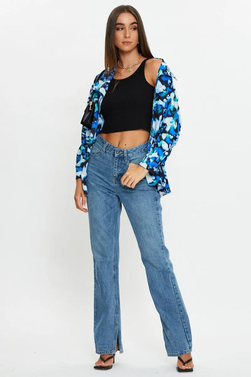 Print Shacket sold by Ally Fashion product image thumbnail 3