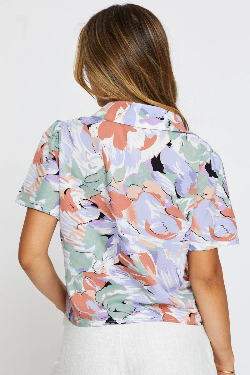 Print Crop Top Sleeveless Halter sold by Ally Fashion product image thumbnail 5