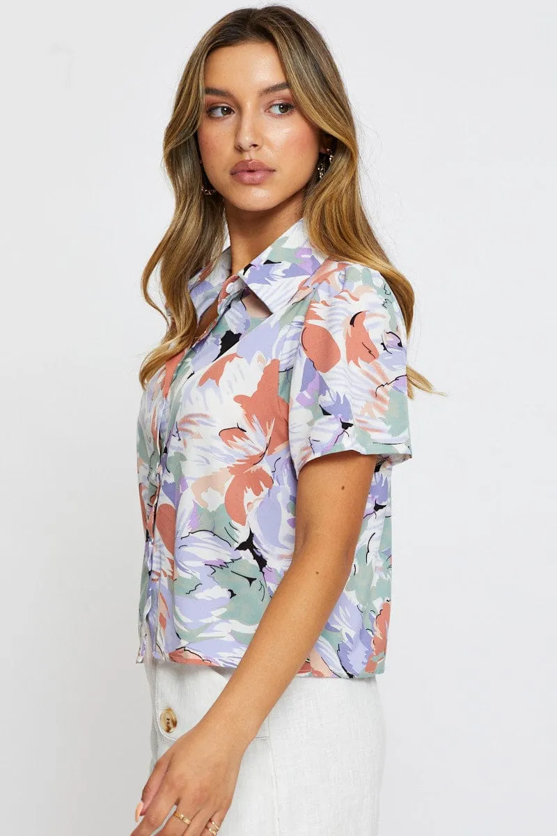 Print Crop Top Sleeveless Halter sold by Ally Fashion product image thumbnail 4