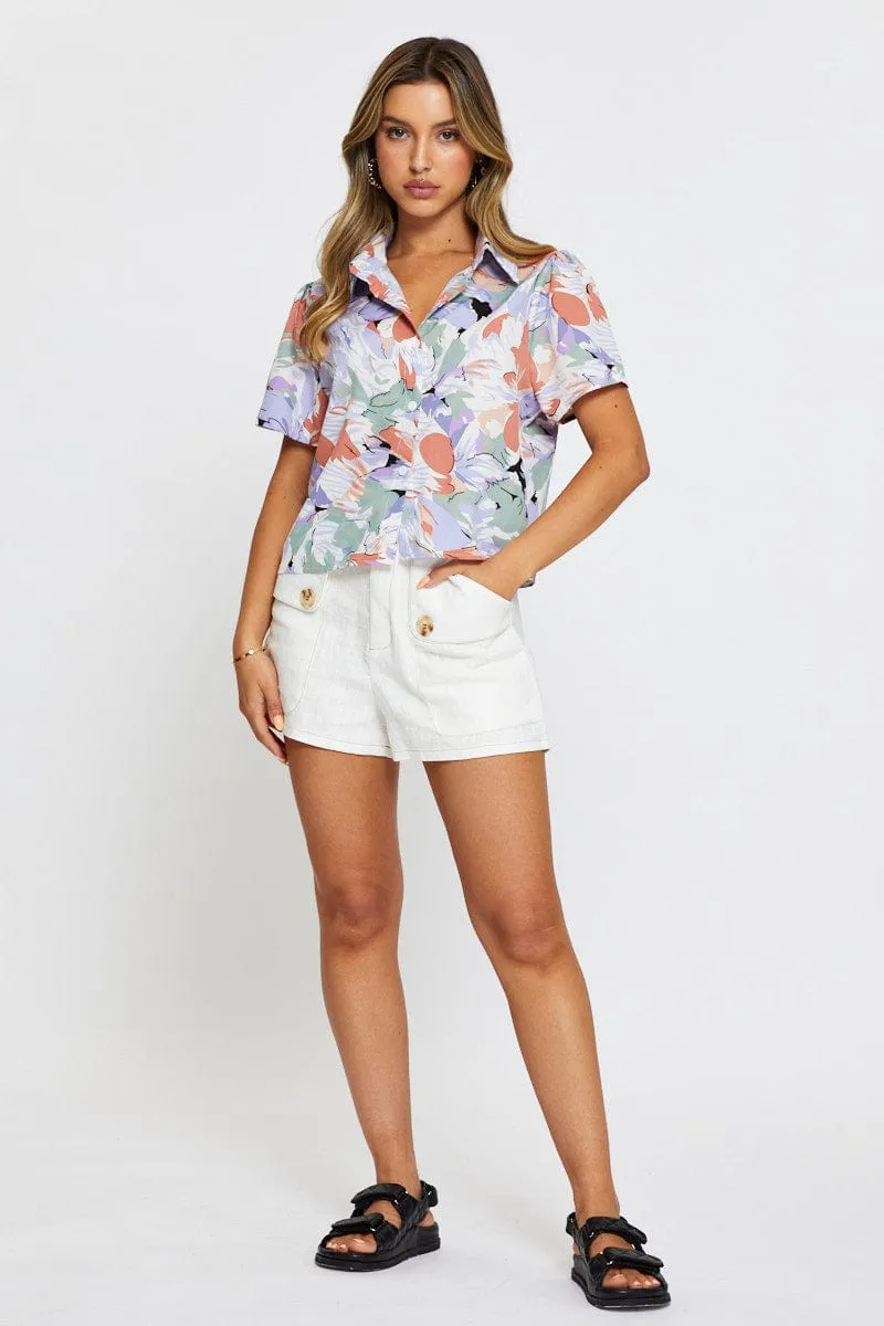 Print Crop Top Sleeveless Halter sold by Ally Fashion product image thumbnail 2