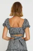 Check Crop Top Tie Up sold by Ally Fashion