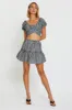 Check Crop Top Tie Up sold by Ally Fashion