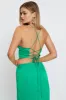 Green Cami Top Halter Satin sold by Ally Fashion