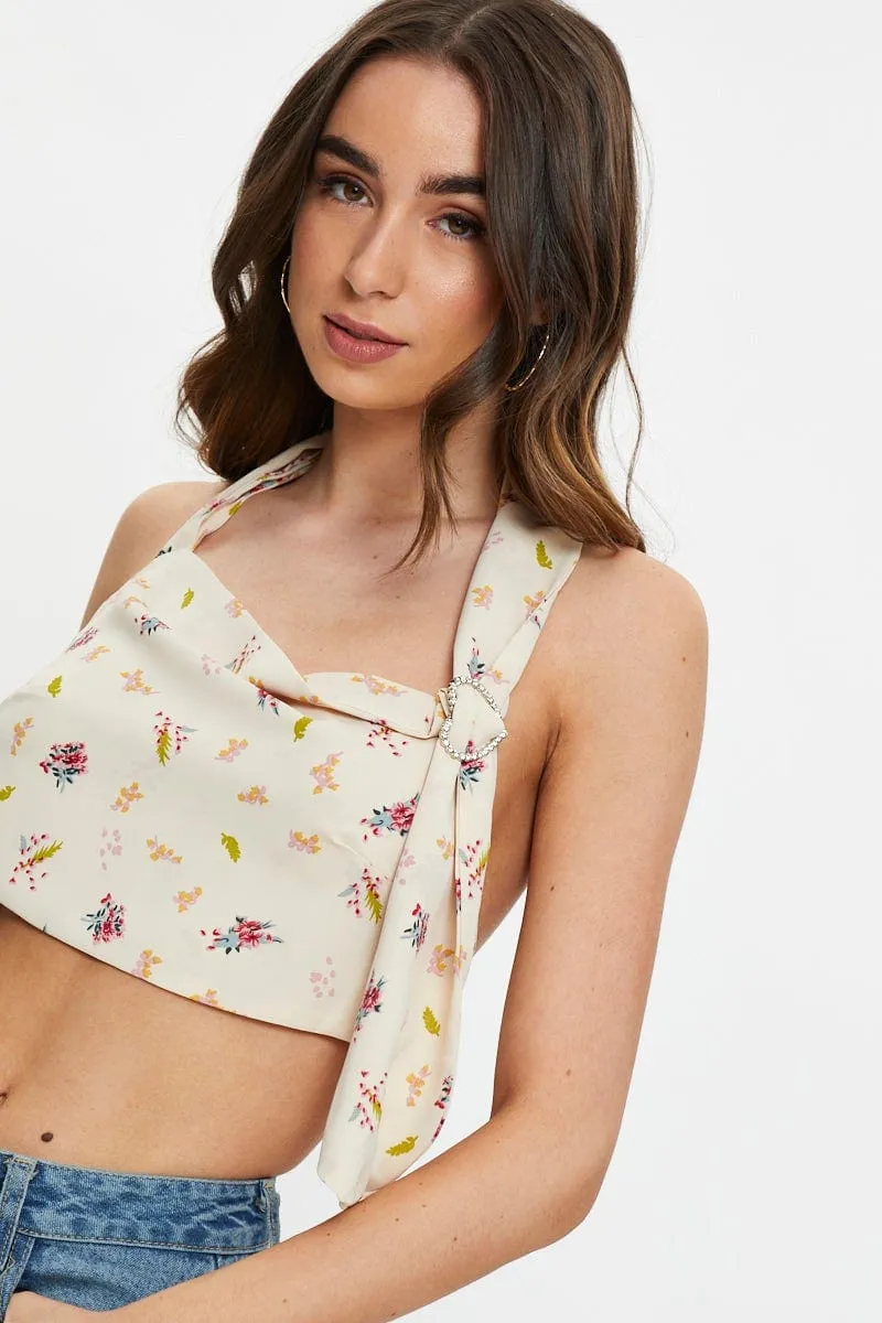 Print Cowl Neck Top sold by Ally Fashion product image thumbnail 2