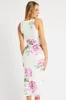 Multi Floral Bodycon Dress Sleeveless sold by Ally Fashion