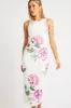 Multi Floral Bodycon Dress Sleeveless sold by Ally Fashion
