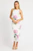Multi Floral Bodycon Dress Sleeveless sold by Ally Fashion