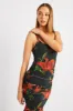 Black Floral Bodycon Dress Singlet Mesh sold by Ally Fashion