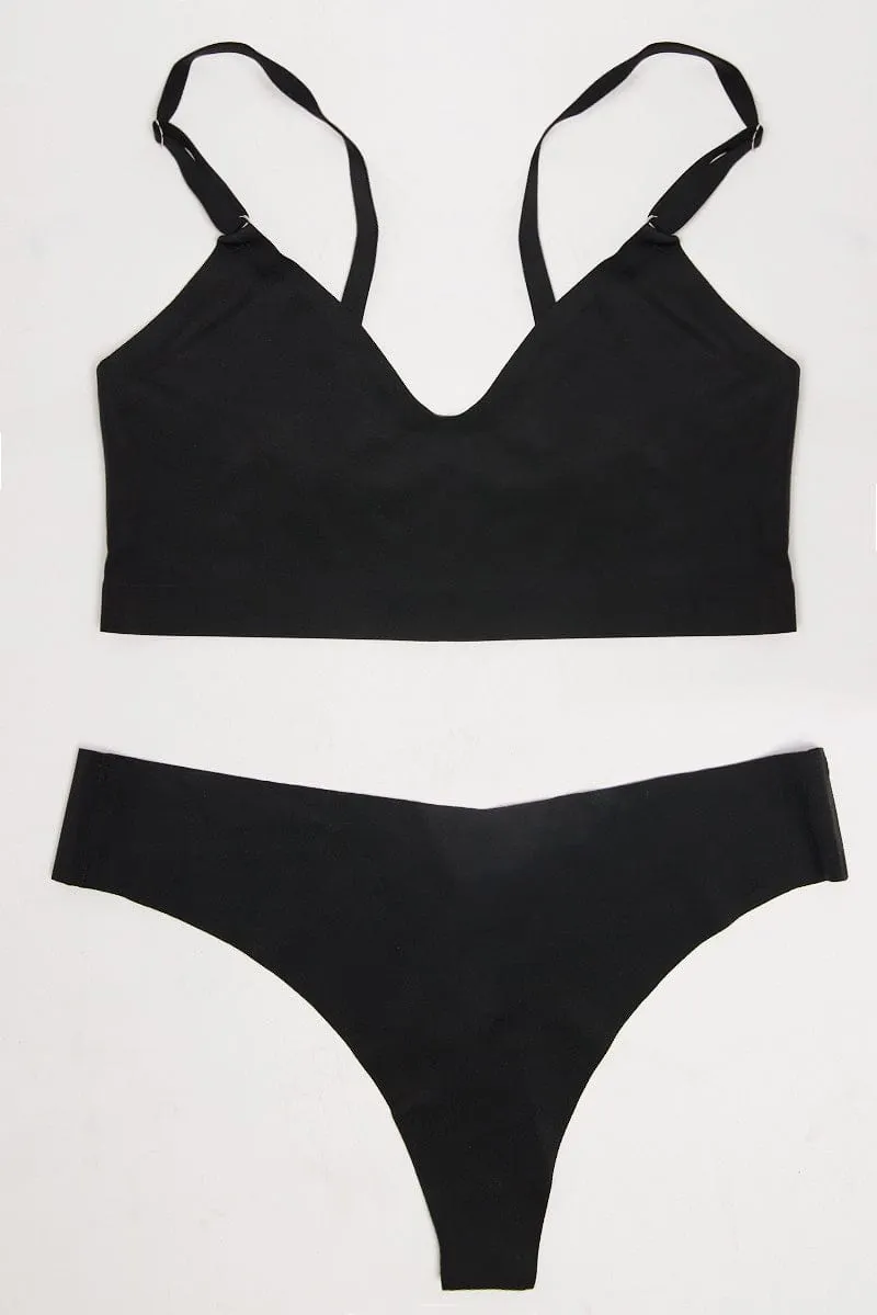 Black Lingerie Set sold by Ally Fashion