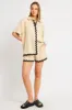 Beige Shorts Elasticated Waist Ric Rac sold by Ally Fashion