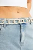 White Shell Detail Woven Belts sold by Ally Fashion