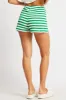 Green Stripe Shorts High Rise sold by Ally Fashion