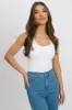 White Supersoft Top U Neck Sleeveless sold by Ally Fashion