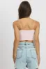 Pink Cropped Cami Top Supersoft sold by Ally Fashion