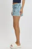 Denim Ripped Short Mid Rise sold by Ally Fashion