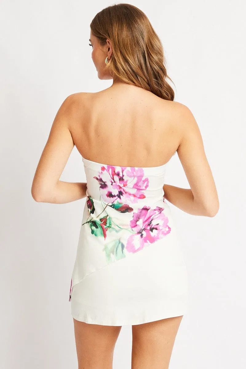 Multi Floral Bandeau Top sold by Ally Fashion product image thumbnail 5