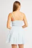 Blue Fit And Flare Dress Mini Tiered sold by Ally Fashion