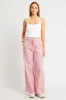 Red Stripe Wide Leg Pants High Rise sold by Ally Fashion