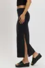 Black Midi Skirt High Rise Supersoft Lined sold by Ally Fashion
