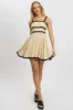 Beige Fit And Flare Dress Ric Rac Mini sold by Ally Fashion