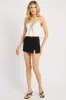 White Cami Top Ribbon Textured Frill sold by Ally Fashion