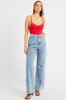 Denim Wide Leg Jean High Rise sold by Ally Fashion