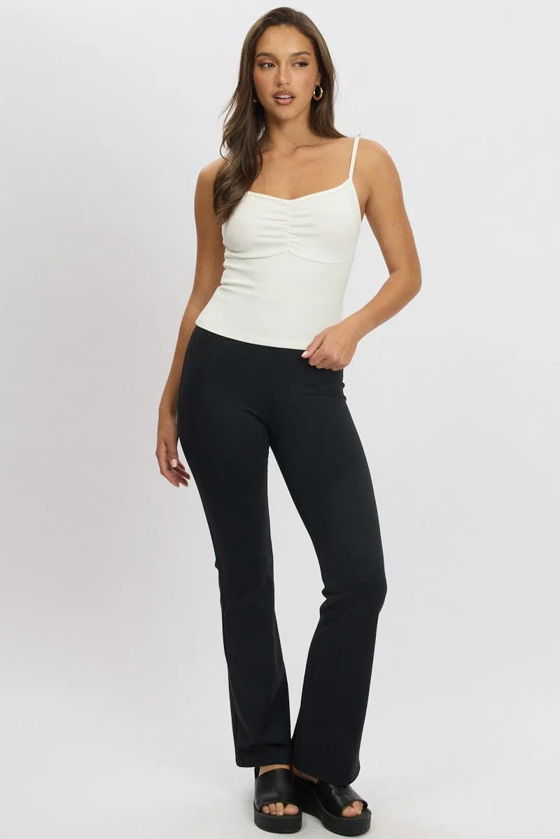 White Singlet Top Round Neck sold by Ally Fashion product image thumbnail 2