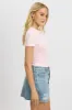 Pink T shirt Short Sleeve Crew Neck Supersoft sold by Ally Fashion