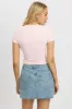 Pink T shirt Short Sleeve Crew Neck Supersoft sold by Ally Fashion