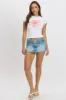 White Graphic Tee Short Sleeve sold by Ally Fashion