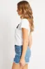White Graphic Tee Short Sleeve sold by Ally Fashion