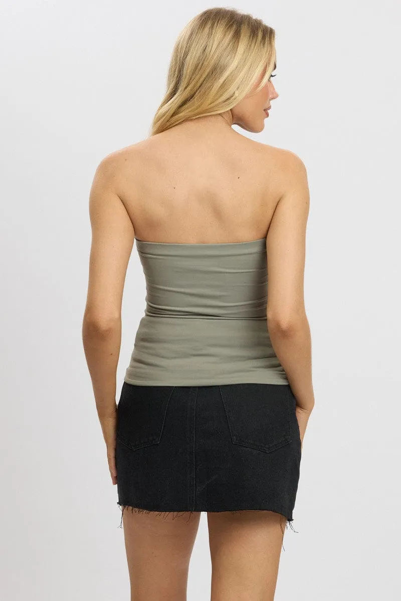 Green Supersoft Bandeau Top sold by Ally Fashion product image thumbnail 5
