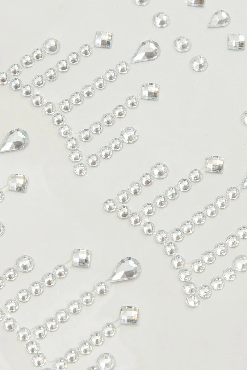 Metallic Face Jewellery Sticker sold by Ally Fashion product image thumbnail 2