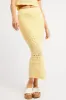 Yellow Crochet Skirt High Rise Maxi sold by Ally Fashion