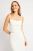 White Bodycon Dress Singlet Textured Midi sold by Ally Fashion