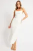 White Bodycon Dress Singlet Textured Midi sold by Ally Fashion
