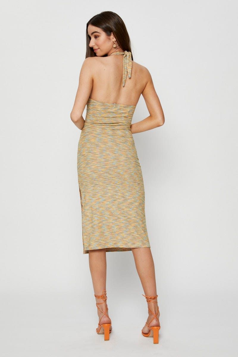 Multi Midi Dress Halter Neck sold by Ally Fashion product image thumbnail 5