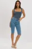 Blue Supersoft Bodysuit Scoop Neck sold by Ally Fashion