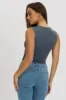 Blue Supersoft Bodysuit Scoop Neck sold by Ally Fashion