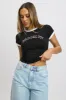 Black Graphic Tee Short Sleeve sold by Ally Fashion
